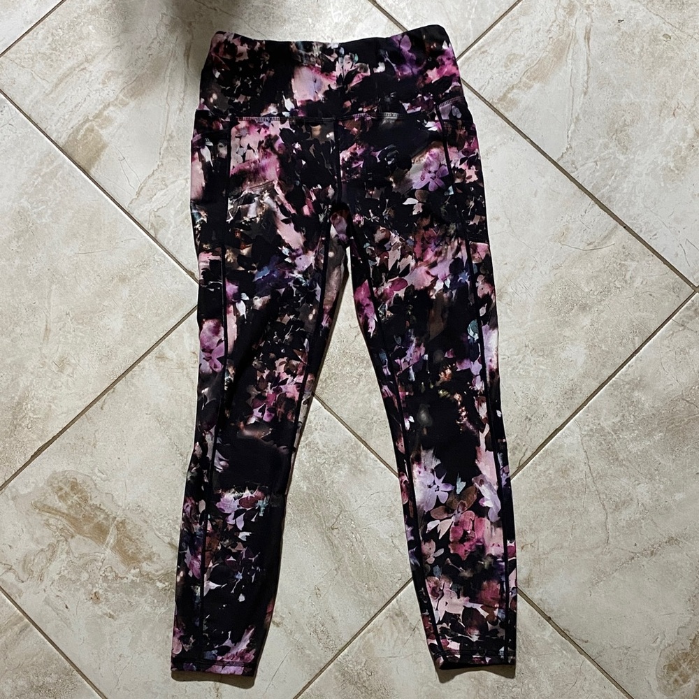 RBX Leggings in Pink and Black Floral